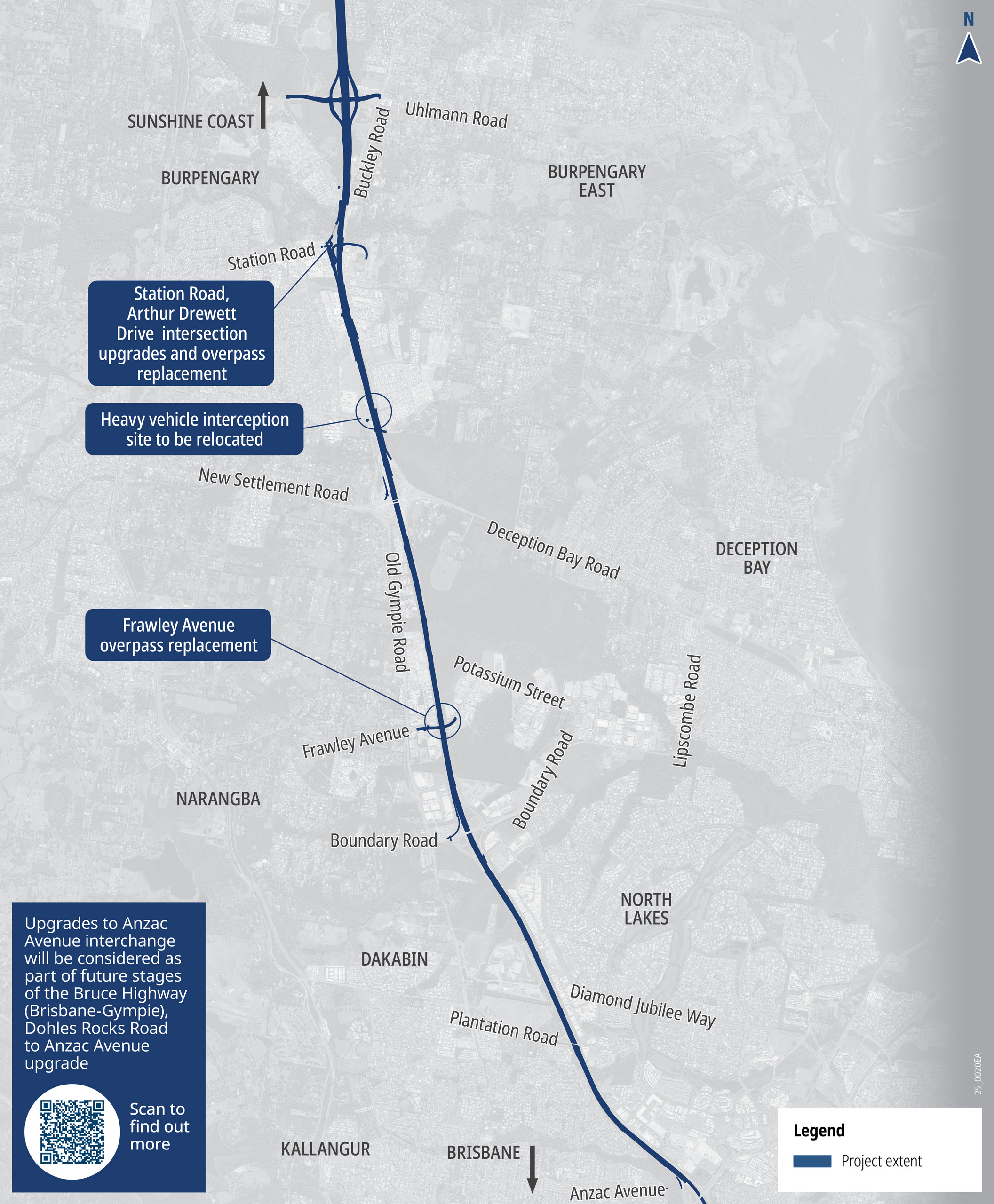 Anzac Avenue to Uhlmann Road