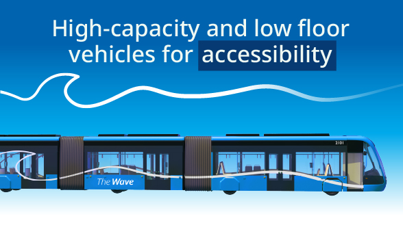 Metro-style vehicle and accessibility