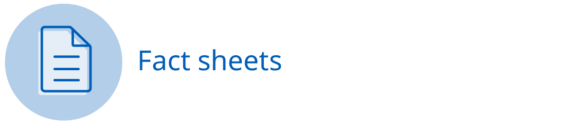 Fact sheets