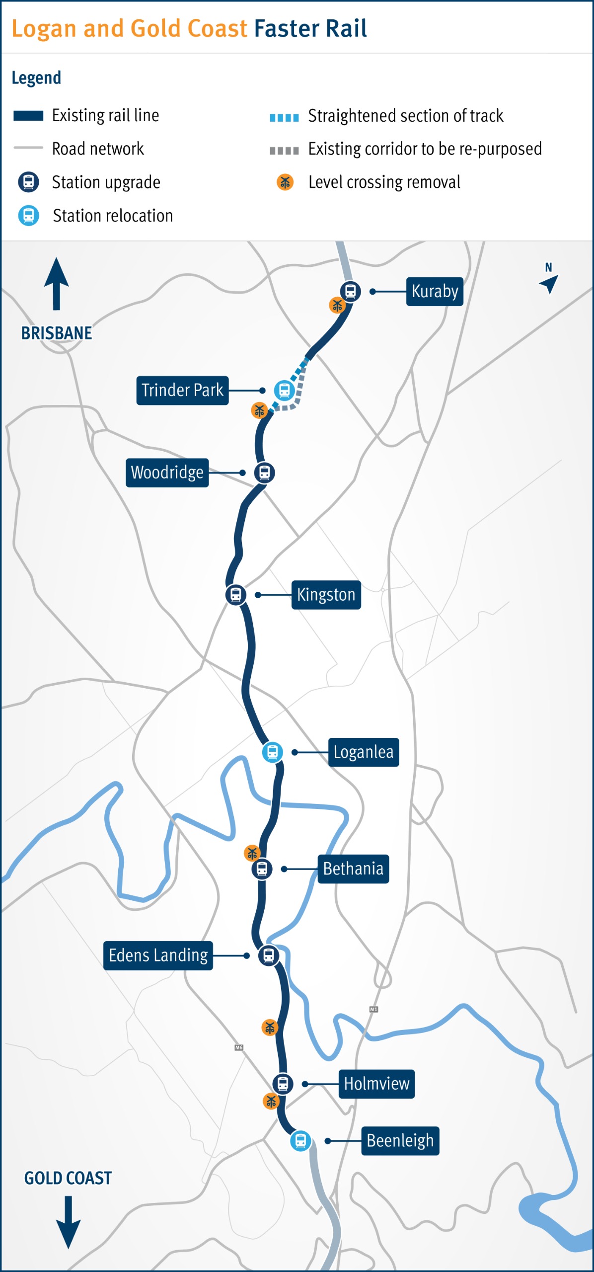 Project corridor map