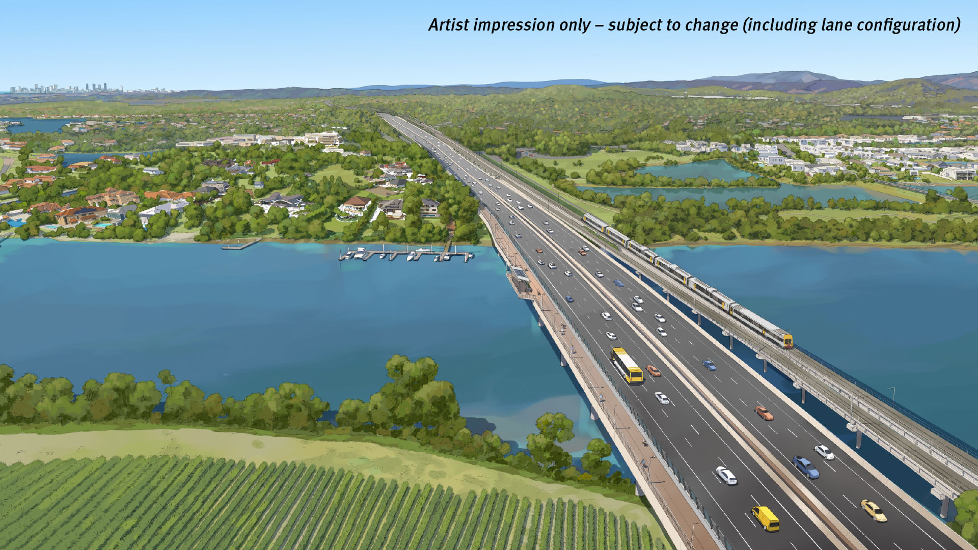 Coomera River bridge