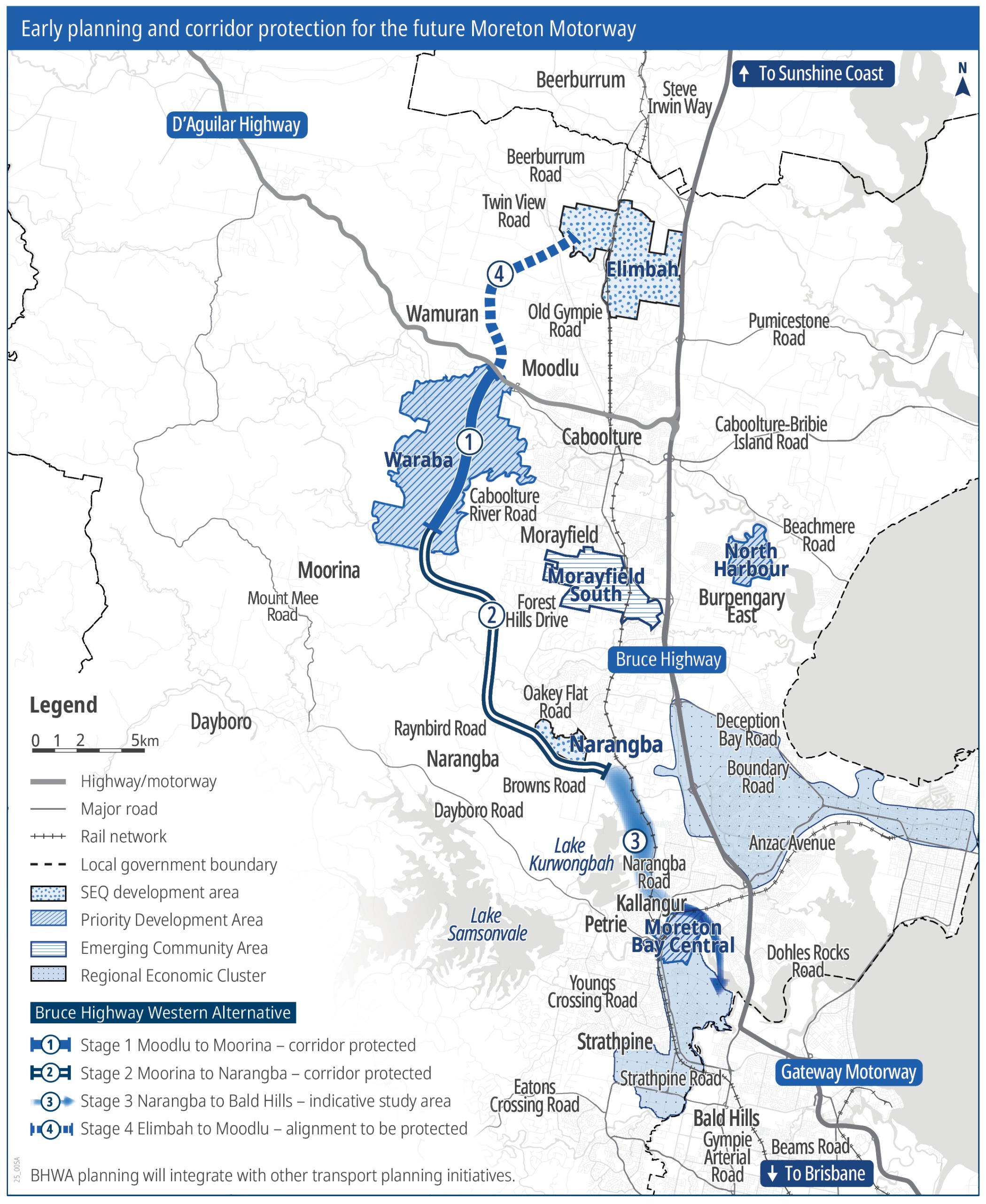 BHWA planning stages map