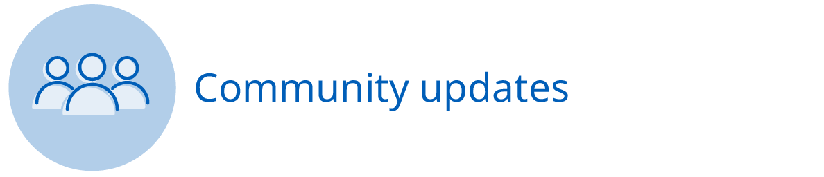 Community updates