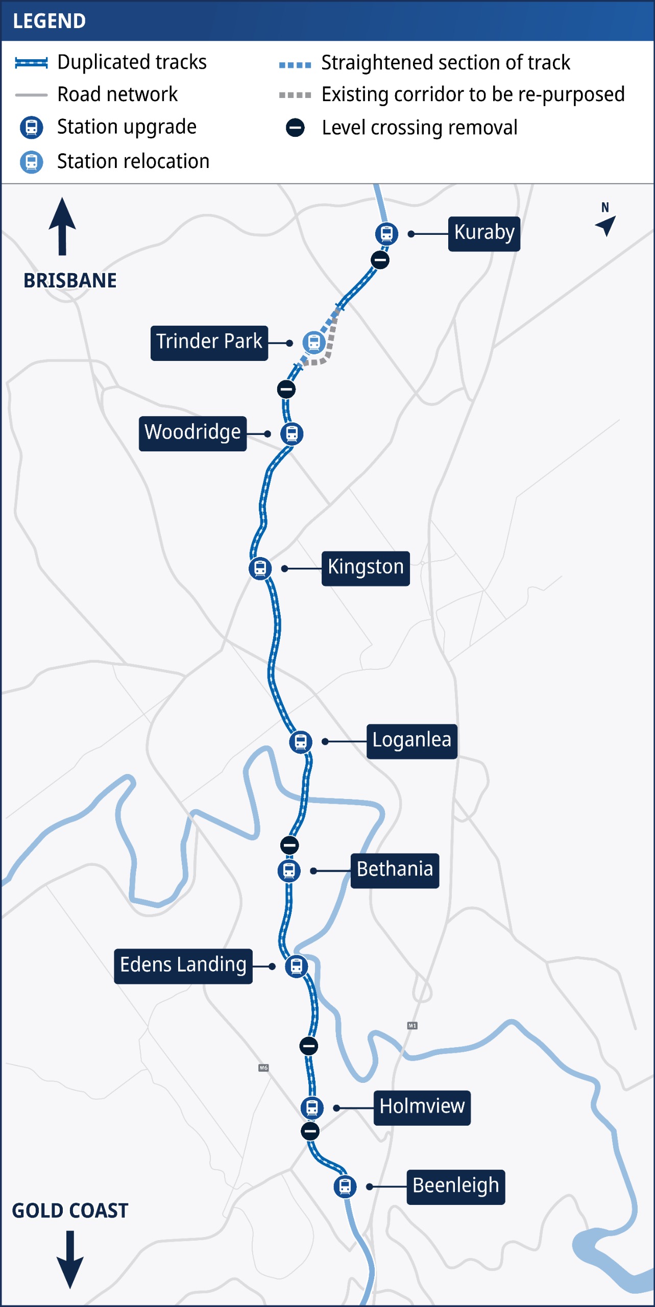 Project corridor map